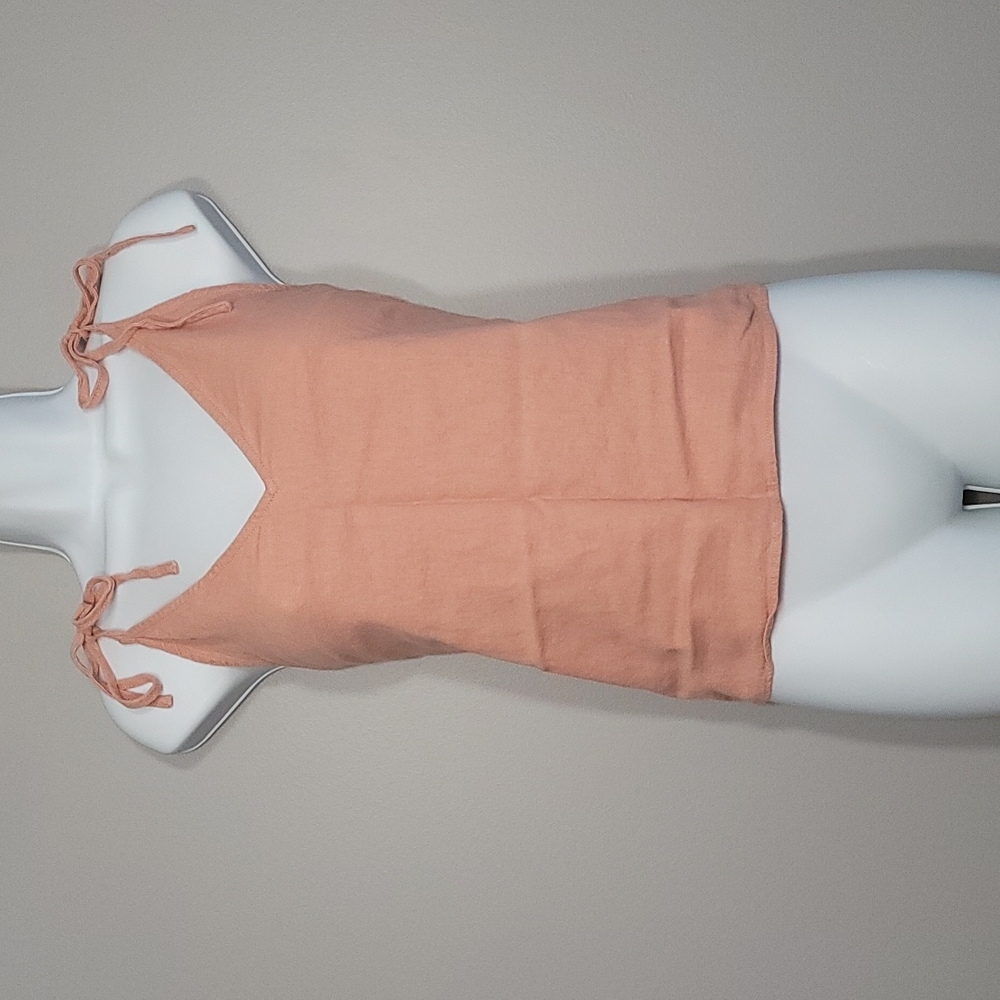 V-Neckline Tank Top, Size Small
